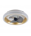 ΑΝΕΜΙΣΤΗΡΑΣ ΜΕ ΦΩΣ IT-LIGHTING SUPERIOR 35W 3CCT LED ΧΡΥΣΟΣ (101000260) INLIGHT