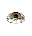 ΑΝΕΜΙΣΤΗΡΑΣ ΜΕ ΦΩΣ IT-LIGHTING MINNEWAKA 36W 3CCT LED ΜΑΥΡΟΣ (101000720) INLIGHT