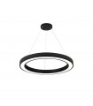 ΚΡΕΜΑΣΤΟ ΦΩΤΙΣΤΙΚΟ LED 68W 3CCT (by switch on base) ΜΑΥΡΟ D:60cm (6073-60-BL) INLIGHT