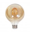 InLight E27 LED Filament G95 8watt Dimmable με μελί κάλυμμα (7.27.08.25.1)