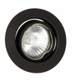 ΣΠΟΤ ΧΩΝΕΥΤΟ ΜΑΥΡΟ ΜΕΤΑΛΛΟ 1XGU10 D:9cm (43277-Μαύρο) INLIGHT